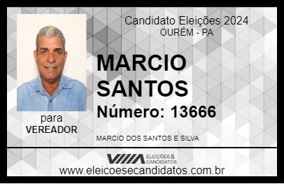 Candidato MARCIO SANTOS 2024 - OURÉM - Eleições