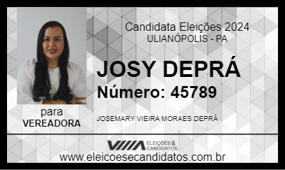 Candidato JOSY DEPRÁ 2024 - ULIANÓPOLIS - Eleições