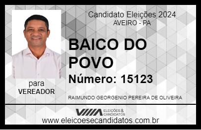 Candidato BAICO DO POVO 2024 - AVEIRO - Eleições