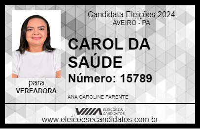 Candidato CAROL DA SAÚDE 2024 - AVEIRO - Eleições