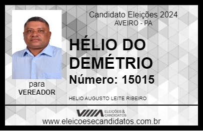 Candidato HÉLIO DO DEMÉTRIO 2024 - AVEIRO - Eleições