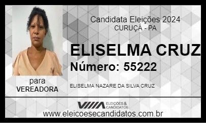 Candidato ELISELMA CRUZ 2024 - CURUÇÁ - Eleições