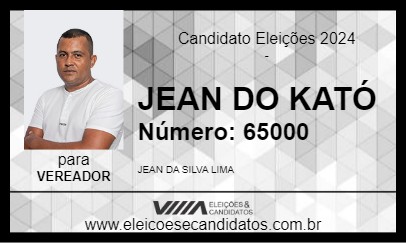 Candidato JEAN DO KATÓ 2024 - SANTA ISABEL DO PARÁ - Eleições