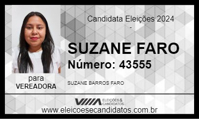 Candidato SUZANE FARO 2024 - SANTA ISABEL DO PARÁ - Eleições