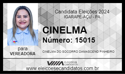 Candidato CINELMA 2024 - IGARAPÉ-AÇU - Eleições