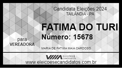 Candidato FATIMA DO TURI 2024 - TAILÂNDIA - Eleições