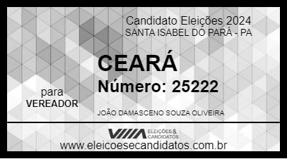 Candidato CEARÁ 2024 - SANTA ISABEL DO PARÁ - Eleições