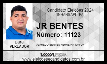 Candidato JR BENTES 2024 - INHANGAPI - Eleições