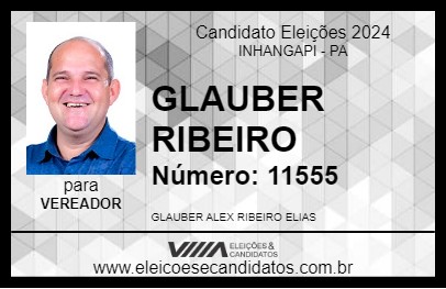 Candidato GLAUBER RIBEIRO 2024 - INHANGAPI - Eleições