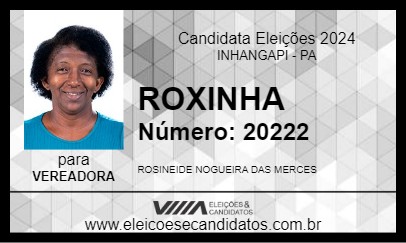 Candidato ROXINHA 2024 - INHANGAPI - Eleições