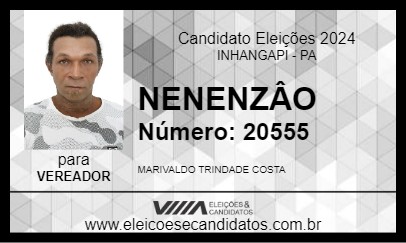 Candidato NENENZÂO 2024 - INHANGAPI - Eleições