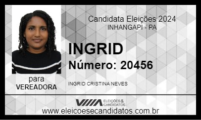 Candidato INGRID 2024 - INHANGAPI - Eleições