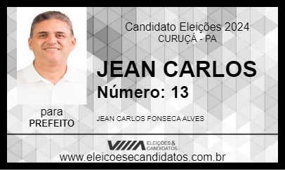 Candidato JEAN CARLOS 2024 - CURUÇÁ - Eleições