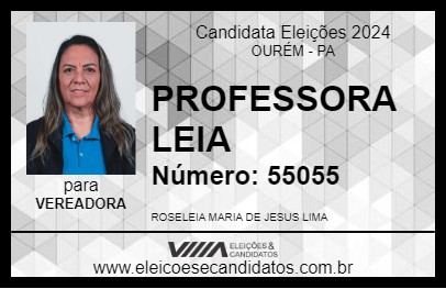 Candidato PROFESSORA LEIA 2024 - OURÉM - Eleições