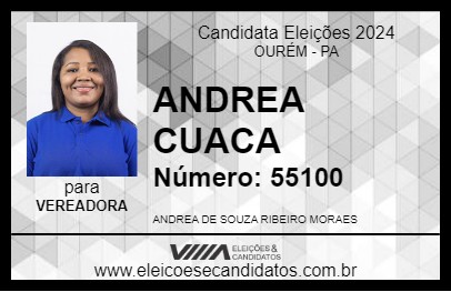 Candidato ANDREA CUACA 2024 - OURÉM - Eleições