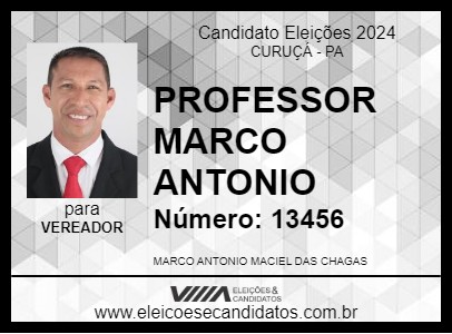 Candidato PROFESSOR MARCO CHAGAS 2024 - CURUÇÁ - Eleições