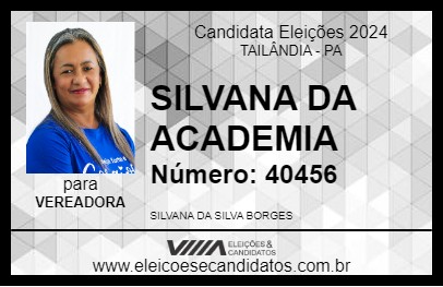 Candidato SILVANA DA ACADEMIA 2024 - TAILÂNDIA - Eleições