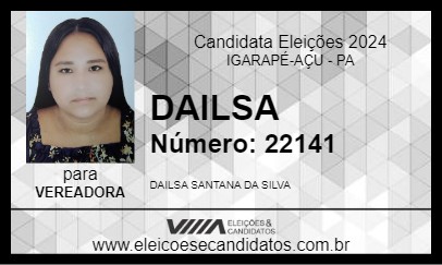 Candidato DAILSA 2024 - IGARAPÉ-AÇU - Eleições