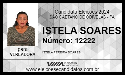 Candidato ISTELA SOARES 2024 - SÃO CAETANO DE ODIVELAS - Eleições