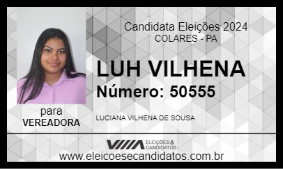 Candidato LUH VILHENA 2024 - COLARES - Eleições