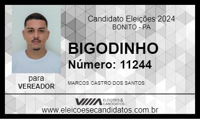 Candidato BIGODINHO 2024 - BONITO - Eleições