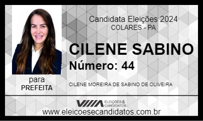 Candidato CILENE SABINO 2024 - COLARES - Eleições