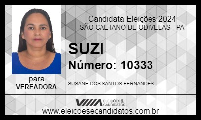 Candidato SUZI 2024 - SÃO CAETANO DE ODIVELAS - Eleições