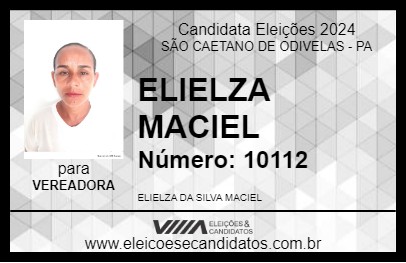 Candidato ELIELZA MACIEL 2024 - SÃO CAETANO DE ODIVELAS - Eleições