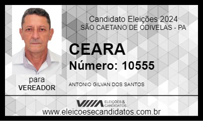 Candidato CEARA 2024 - SÃO CAETANO DE ODIVELAS - Eleições