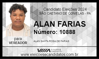 Candidato ALAN FARIAS 2024 - SÃO CAETANO DE ODIVELAS - Eleições