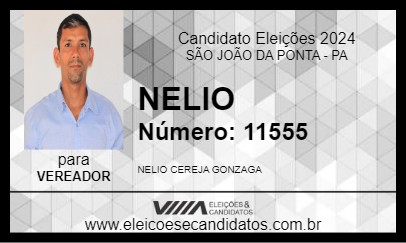 Candidato NELIO 2024 - SÃO JOÃO DA PONTA - Eleições