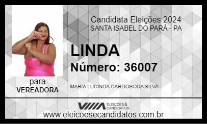 Candidato LINDA 2024 - SANTA ISABEL DO PARÁ - Eleições