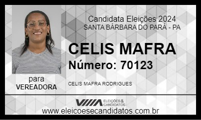 Candidato CELIS MAFRA 2024 - SANTA BÁRBARA DO PARÁ - Eleições