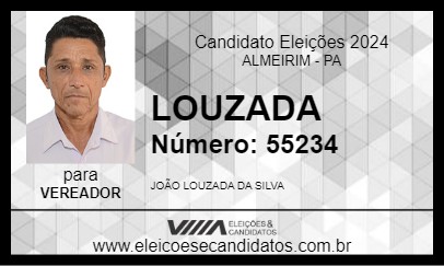 Candidato LOUZADA 2024 - ALMEIRIM - Eleições