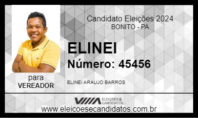 Candidato ELINEI 2024 - BONITO - Eleições