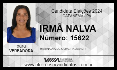 Candidato IRMÃ NALVA 2024 - CAPANEMA - Eleições