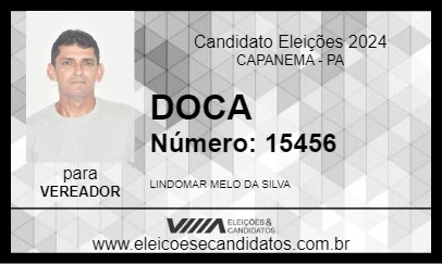 Candidato DOCA 2024 - CAPANEMA - Eleições