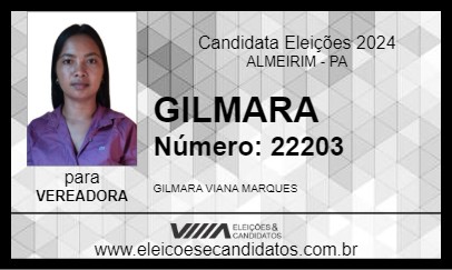 Candidato GILMARA 2024 - ALMEIRIM - Eleições