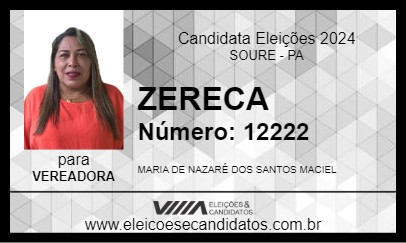 Candidato ZERECA 2024 - SOURE - Eleições