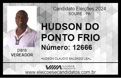 Candidato HUDSON DO PONTO FRIO 2024 - SOURE - Eleições