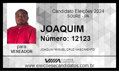 Candidato JOAQUIM 2024 - SOURE - Eleições