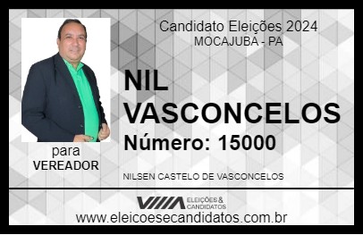 Candidato NIL VASCONCELOS 2024 - MOCAJUBA - Eleições