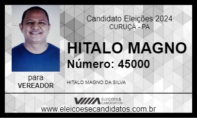 Candidato HITALO MAGNO 2024 - CURUÇÁ - Eleições