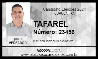 Candidato TAFAREL 2024 - CURUÇÁ - Eleições