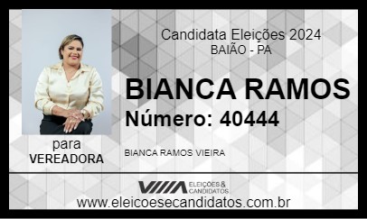 Candidato BIANCA RAMOS 2024 - BAIÃO - Eleições