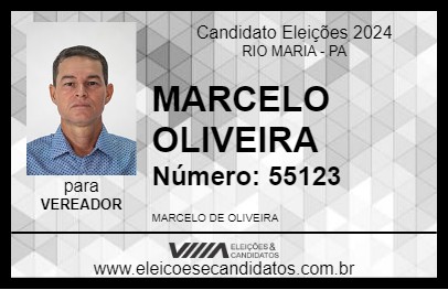 Candidato MARCELO OLIVEIRA 2024 - RIO MARIA - Eleições