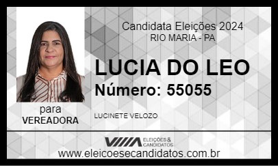 Candidato LUCIA DO LEO 2024 - RIO MARIA - Eleições