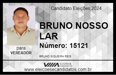 Candidato BRUNO NOSSO LAR 2024 - SÃO JOÃO DO ARAGUAIA - Eleições