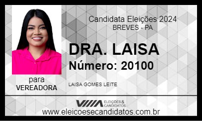 Candidato DRA. LAISA 2024 - BREVES - Eleições