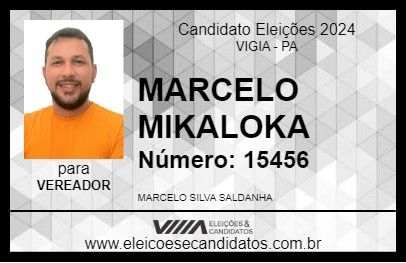 Candidato MARCELO MIKALOKA 2024 - VIGIA - Eleições